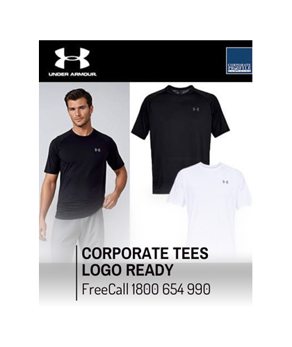 The Under Armour Corporate Collection includes Polo's, Tees and Hats ready to print with your Logo. Ideal comfort and appearance for the relaxed office, on the road, international travel, sponsorships, leisurewear with one of the worlds leading sportswear brands. Contact the experienced team at Corporate Profile Clothing on Free Call 1800 654 990